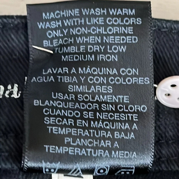 Norma Kamali Bootcut Jeans in Washed Black Soot - Size 12 Average - Picture 7 of 7